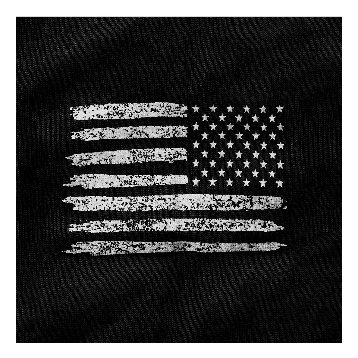 Poly/Cotton US Flag Athletic Fit Long Sleeve Shirts
