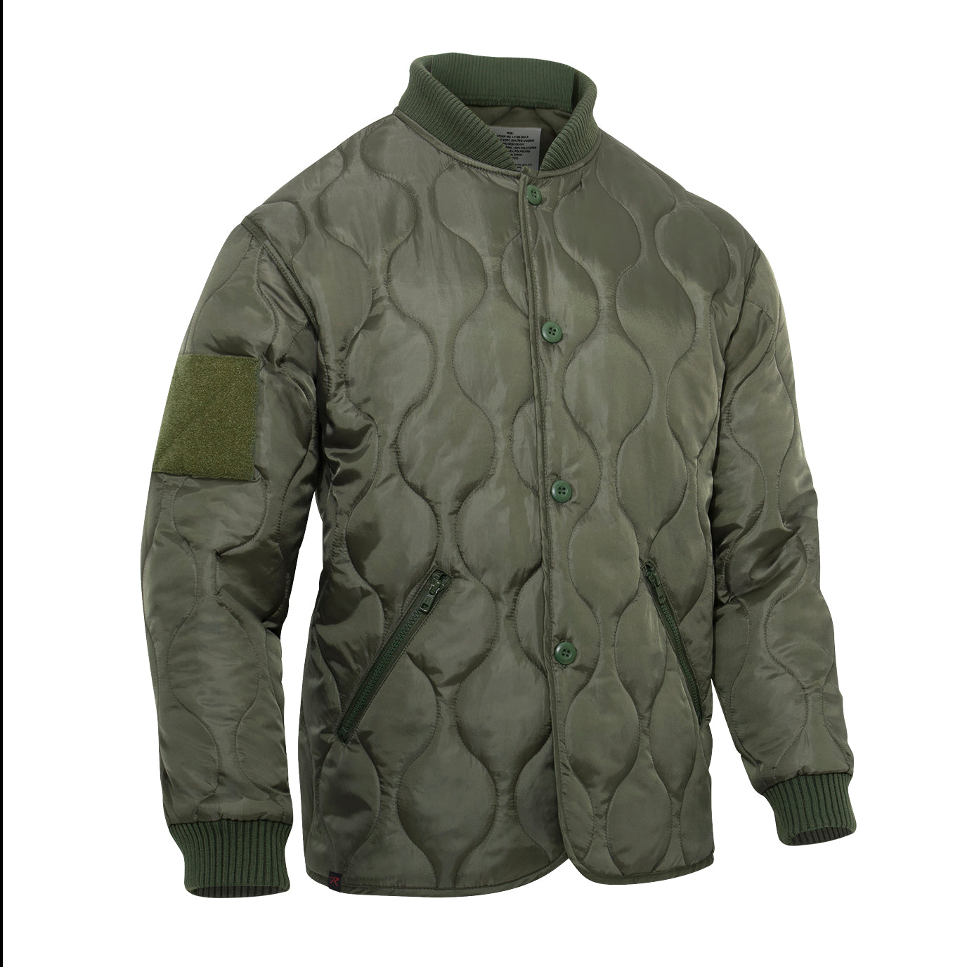 Poly Quilted Woobie Jackets Olive Drab
