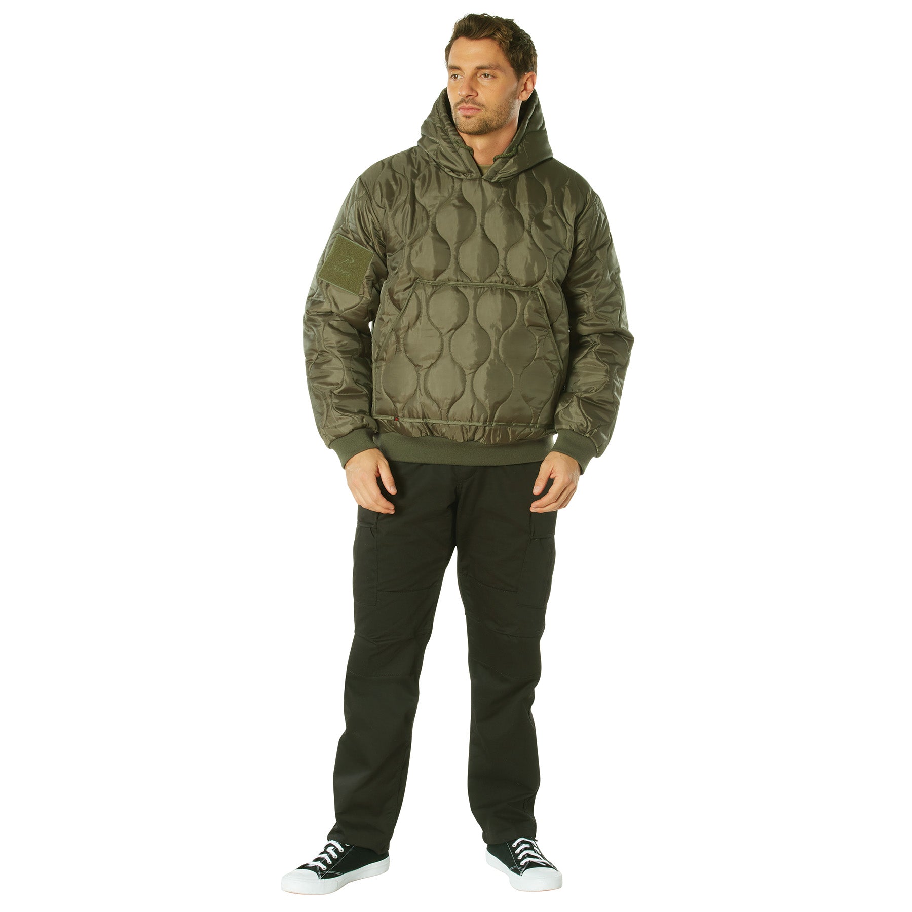 Poly Quilted Woobie Hooded Sweatshirts