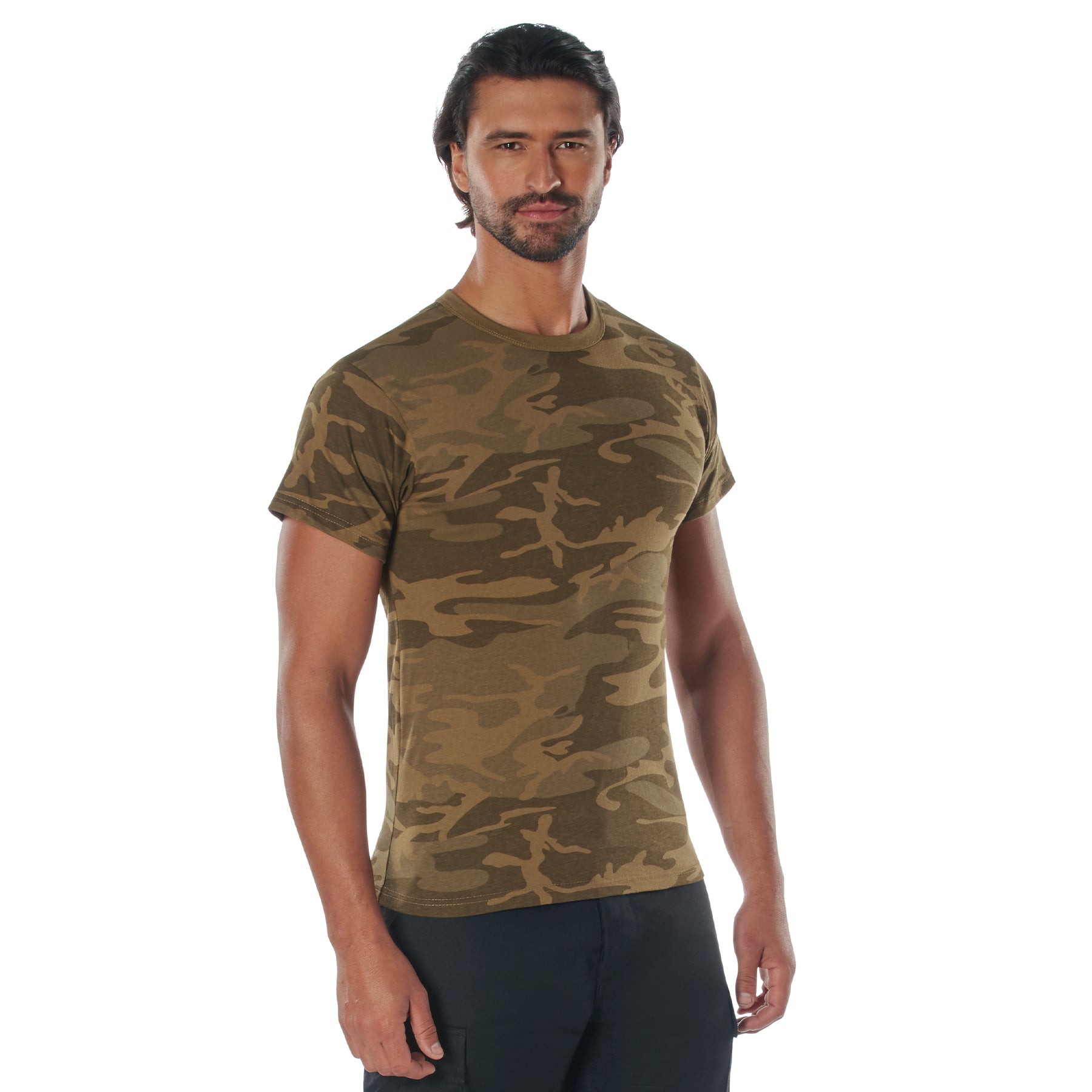 Camo Poly/Cotton T-Shirts Coyote Camo