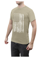 Poly/Cotton US Flag Athletic Fit T-Shirts