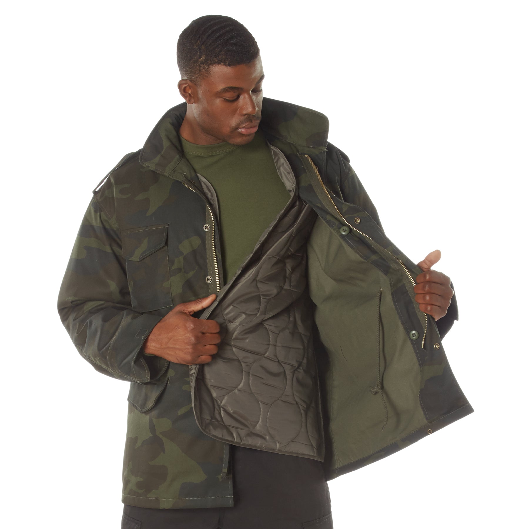Camo Poly/Cotton M-65 Field Jackets