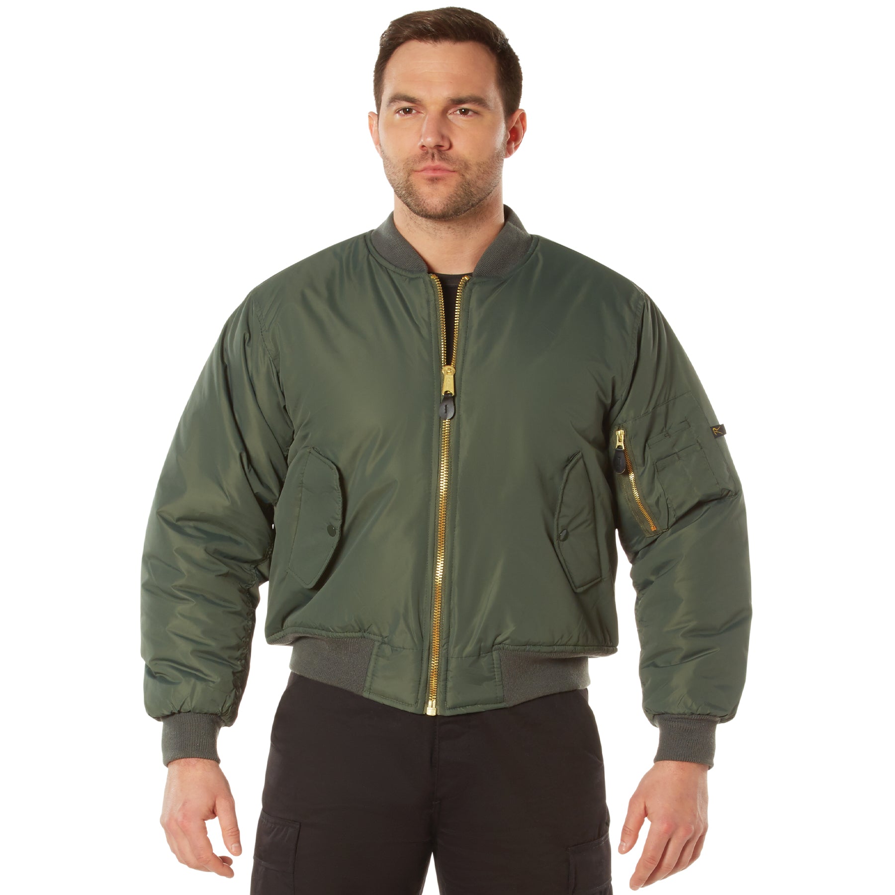 Enhanced Nylon MA-1 Flight Jackets Sage