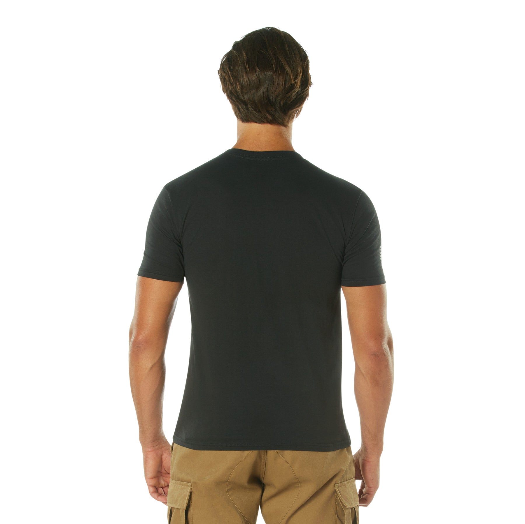 Poly/Cotton US Flag Athletic Fit T-Shirts