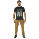 Poly/Cotton US Flag Athletic Fit T-Shirts