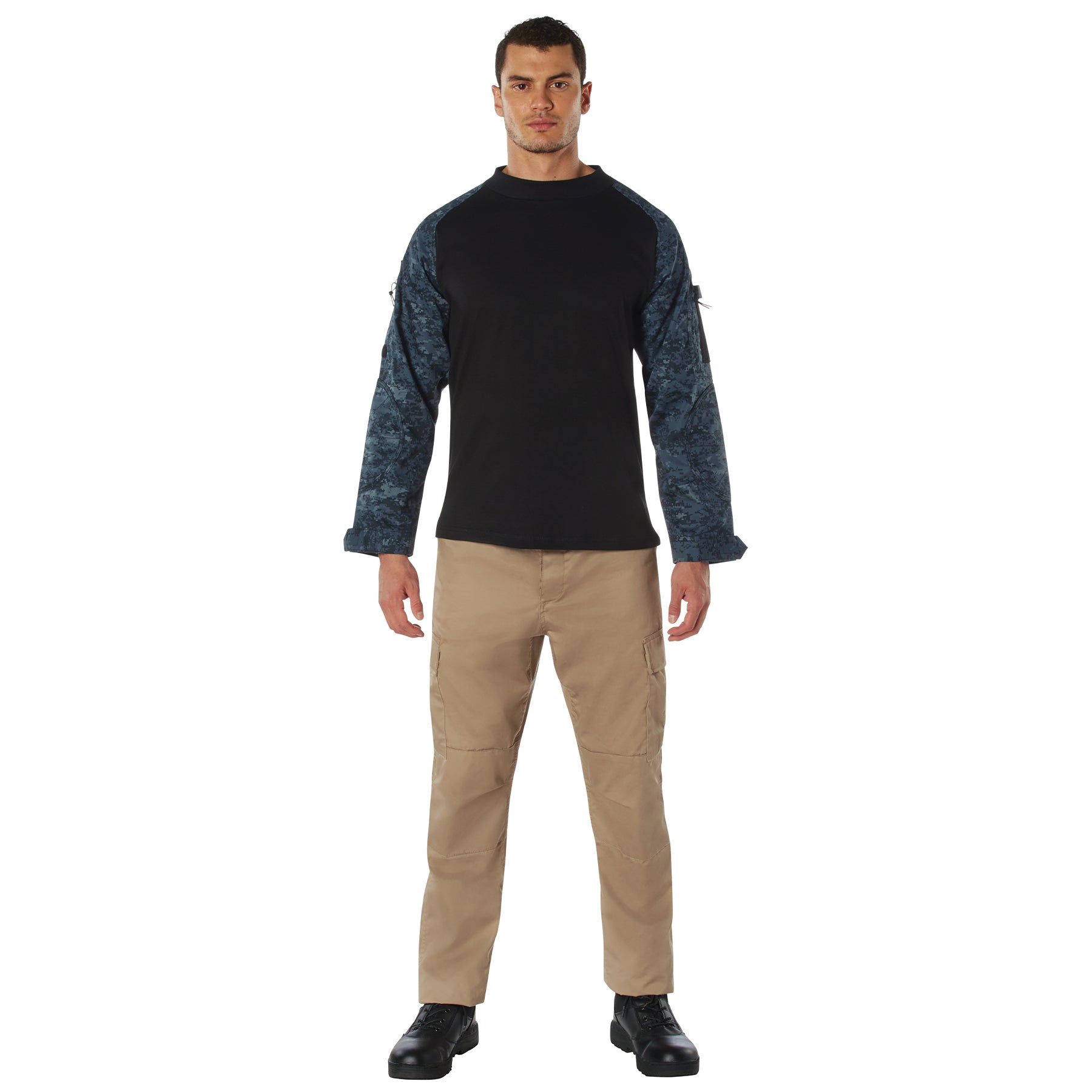 Digital Camo Poly/Cotton Tactical Combat Shirts