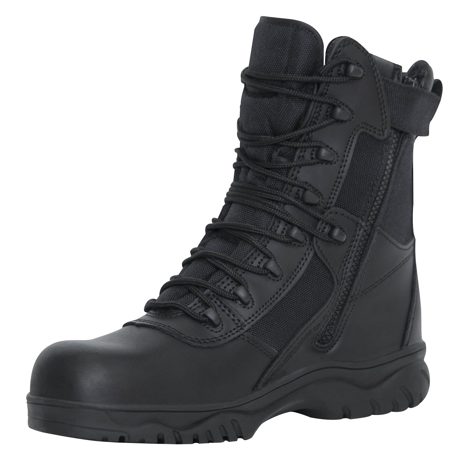 [Zipper] Forced Entry Composite Toe Tactical Boots Black