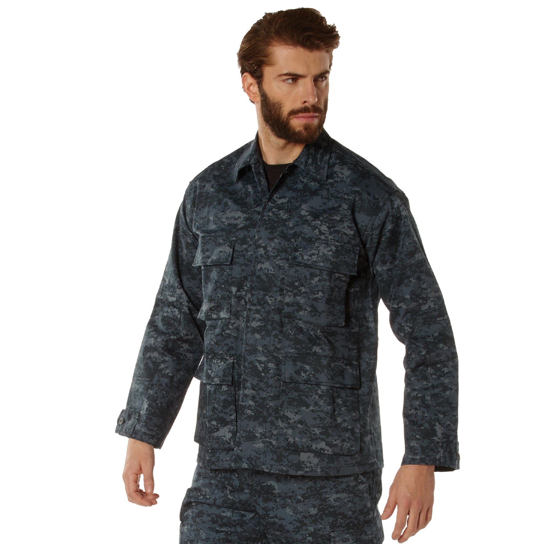 Digital Camo Poly/Cotton Tactical BDU Shirts