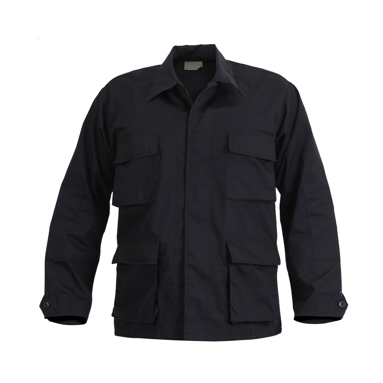 [SWAT] Poly/Cotton Rip-Stop Tactical BDU Shirts Black