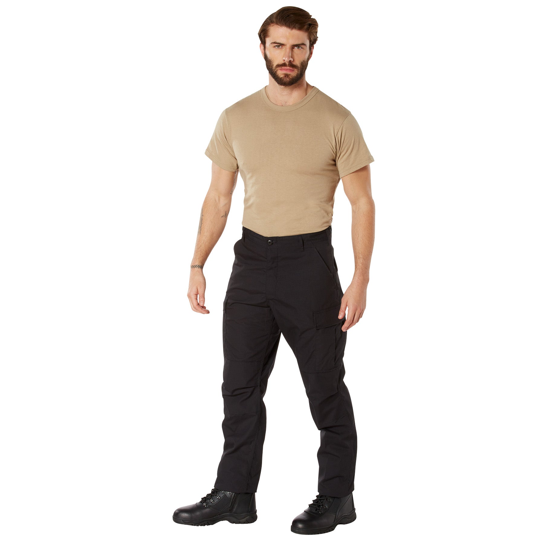 [SWAT] Poly/Cotton Rip-Stop Tactical BDU Pants Black