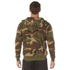 Poly/Cotton Camo Thermal-Lined Zipper Hooded Sweatshirts