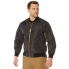 Lightweight Enhanced Nylon MA-1 Flight Jackets Black