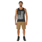 Poly/Cotton US Flag Tank Tops