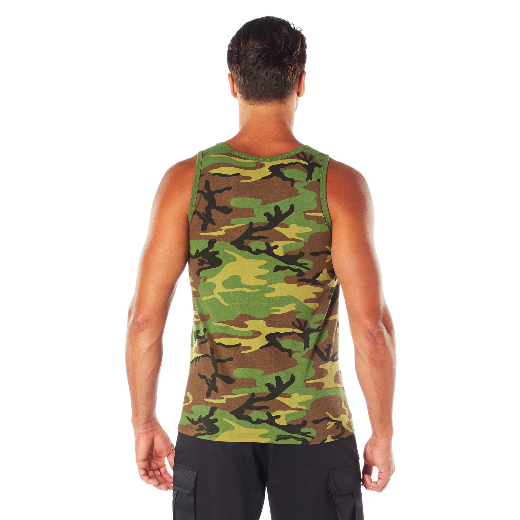 Camo Poly/Cotton Tank Tops