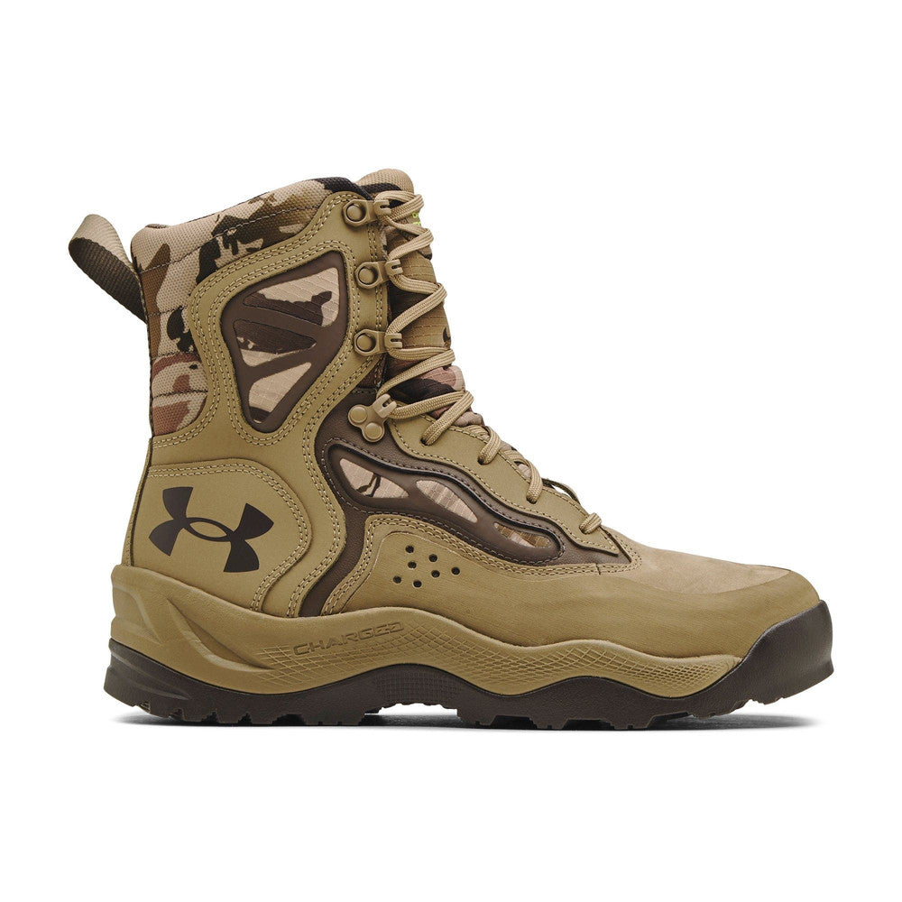 UA Charged Raider Leather WP Tactical Boots Coyote Brown