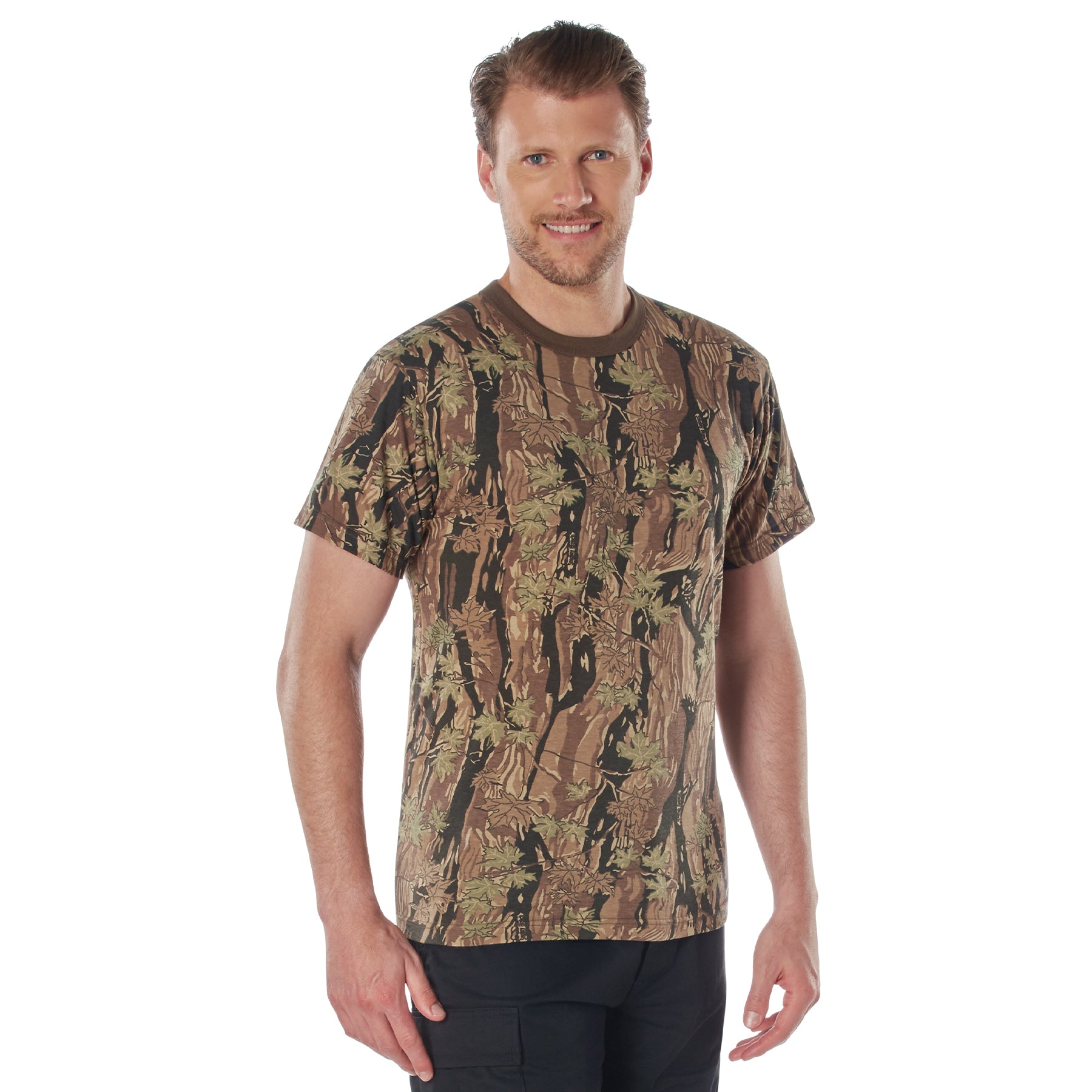Camo Poly/Cotton T-Shirts Smokey Branch Camo