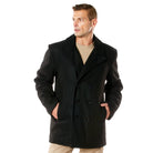 Wool US Naval Heritage Peacoats Black