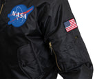Nylon Nasa MA-1 Flight Jackets with Patches