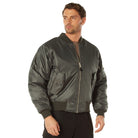 Nylon MA-1 Flight Jackets Gun Metal Grey
