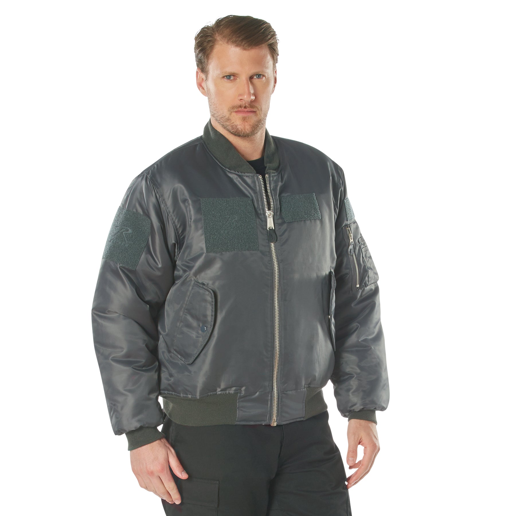 Nylon Adaptable MA-1 Flight Jackets with Patches