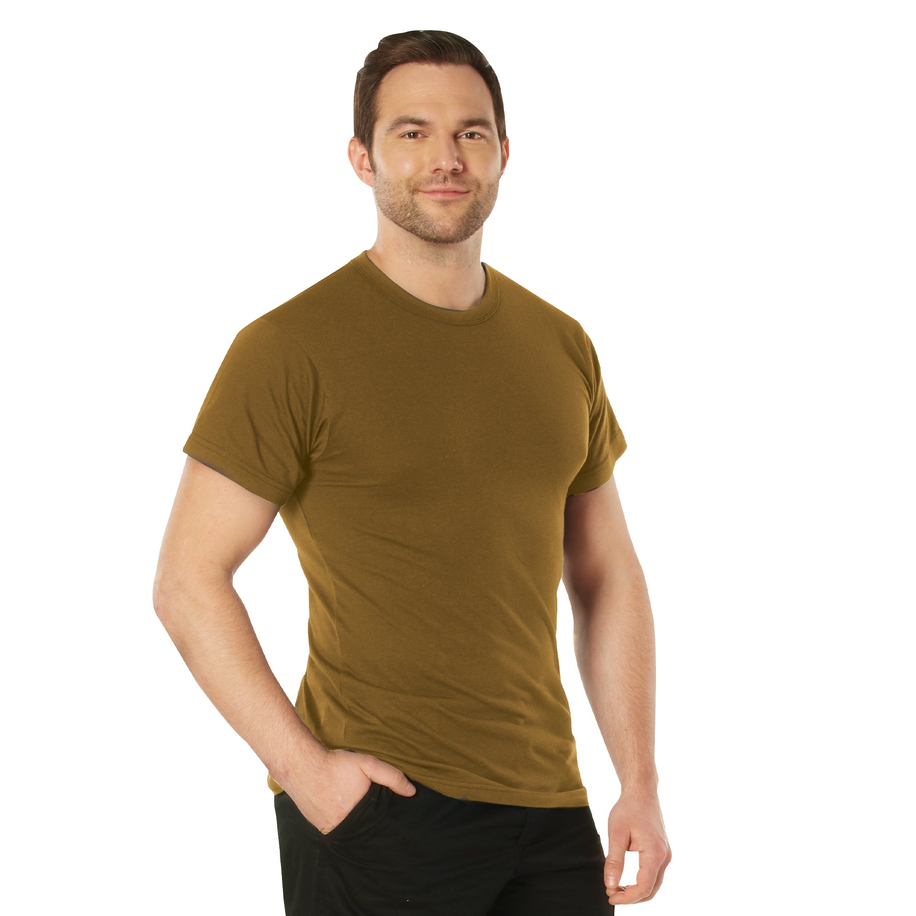 [AR 670-1][Military] Cotton T-Shirts Brown