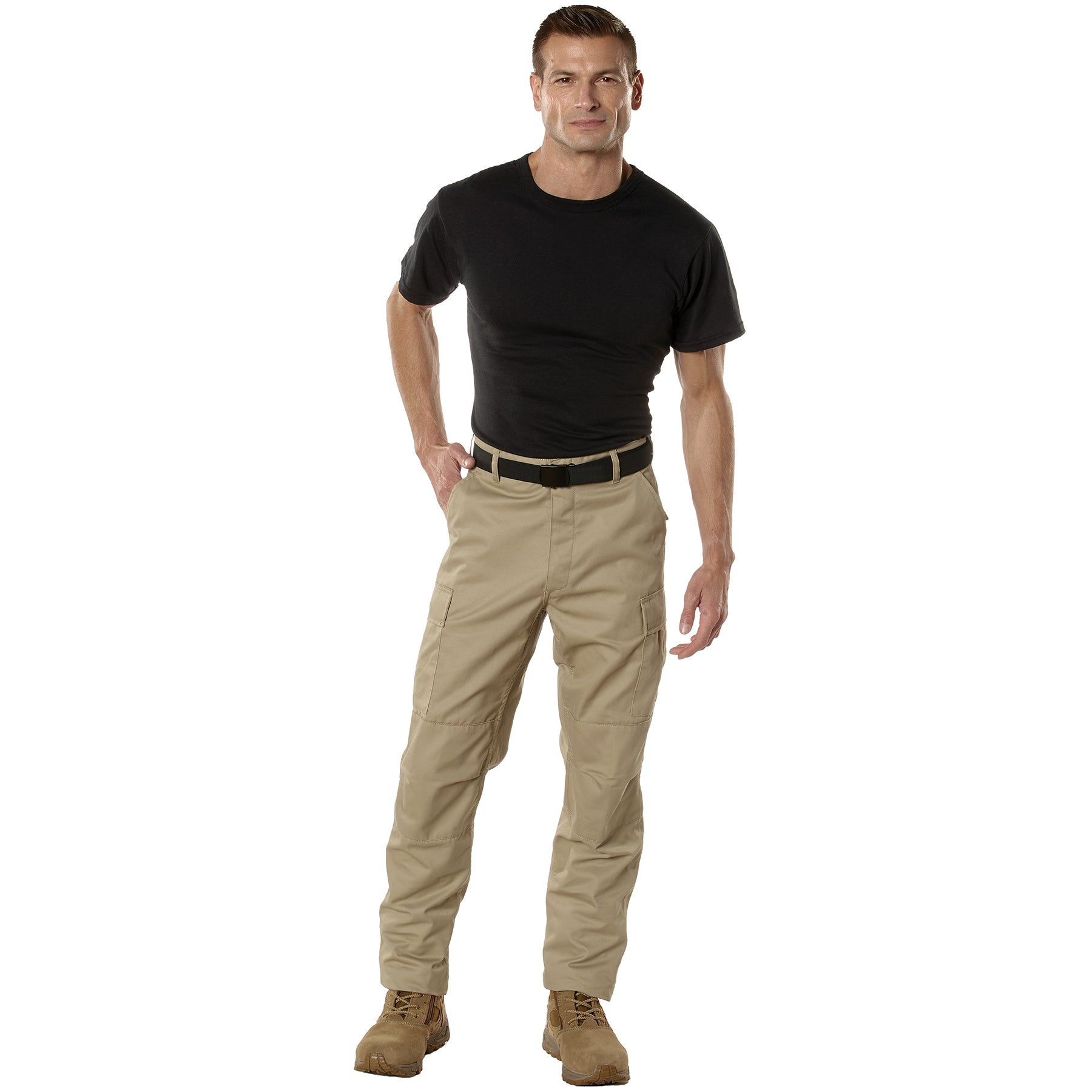 Poly/Cotton Tactical BDU Pants Khaki