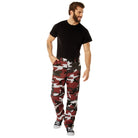 Camo Poly/Cotton Tactical BDU Pants Red Camo