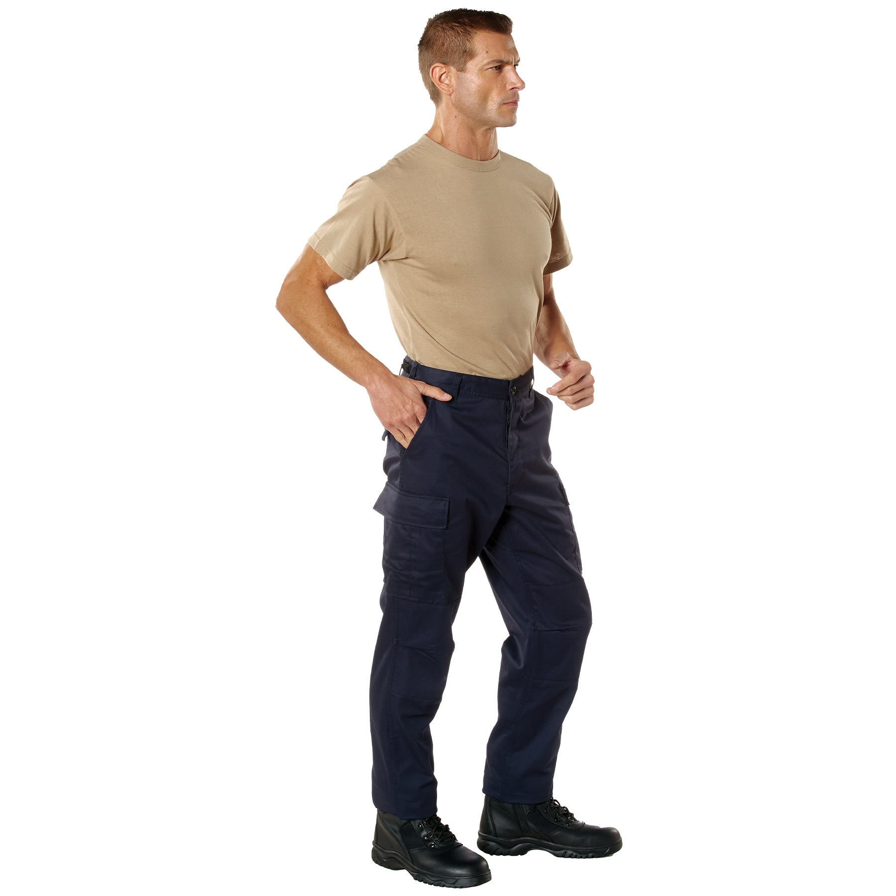 Poly/Cotton Tactical BDU Pants Midnight Navy Blue