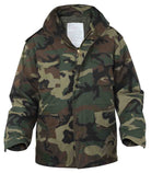 Camo Poly/Cotton M-65 Field Jackets Woodland Camo