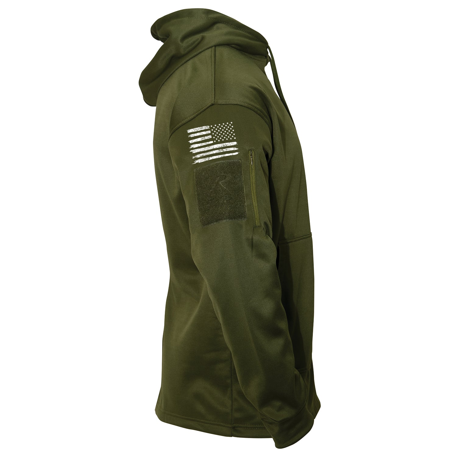 Poly US Flag Concealed Carry Hooded Sweatshirts