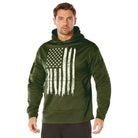 Poly US Flag Concealed Carry Hooded Sweatshirts