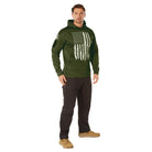 Poly US Flag Concealed Carry Hooded Sweatshirts
