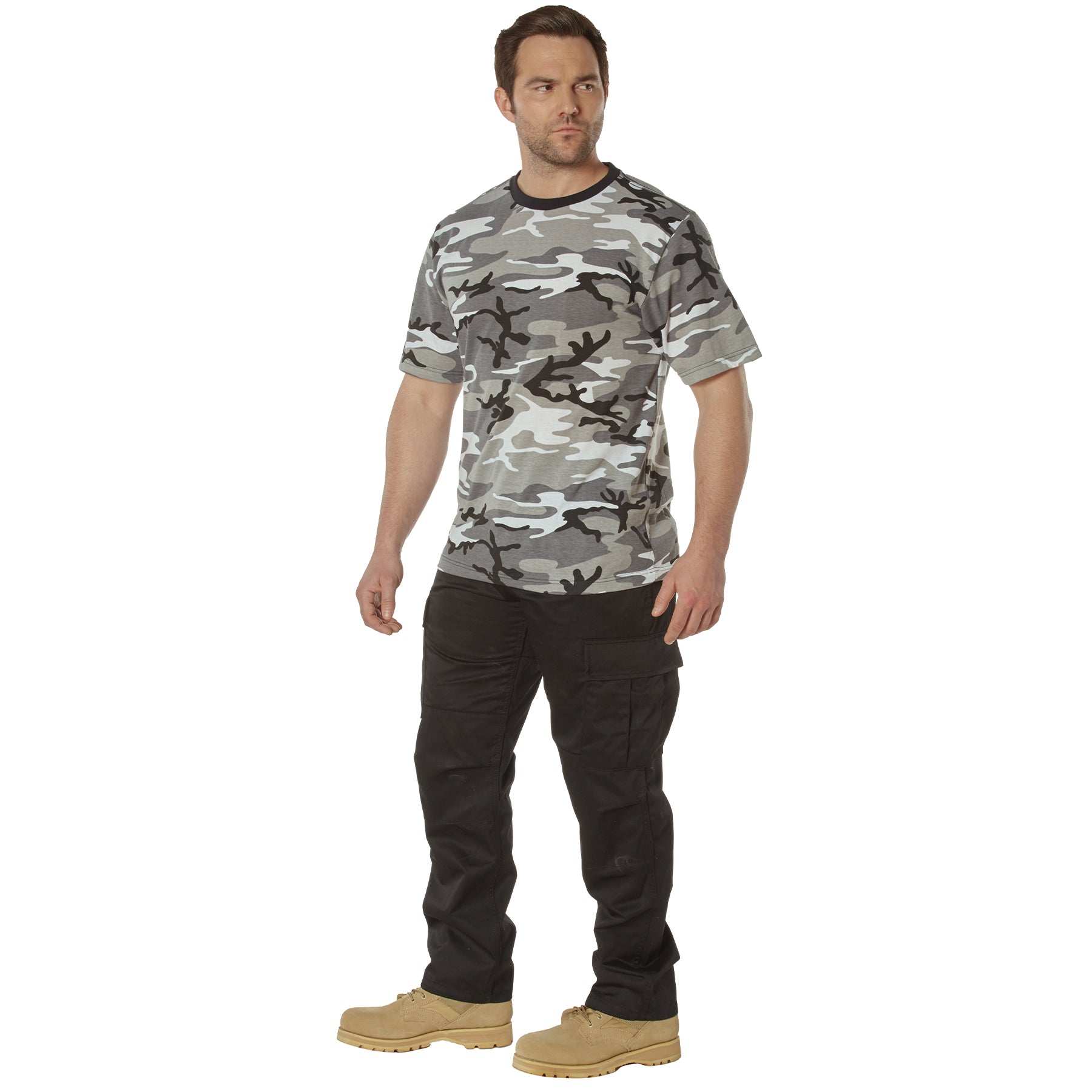 Camo Poly/Cotton Comfort Fit T-Shirts