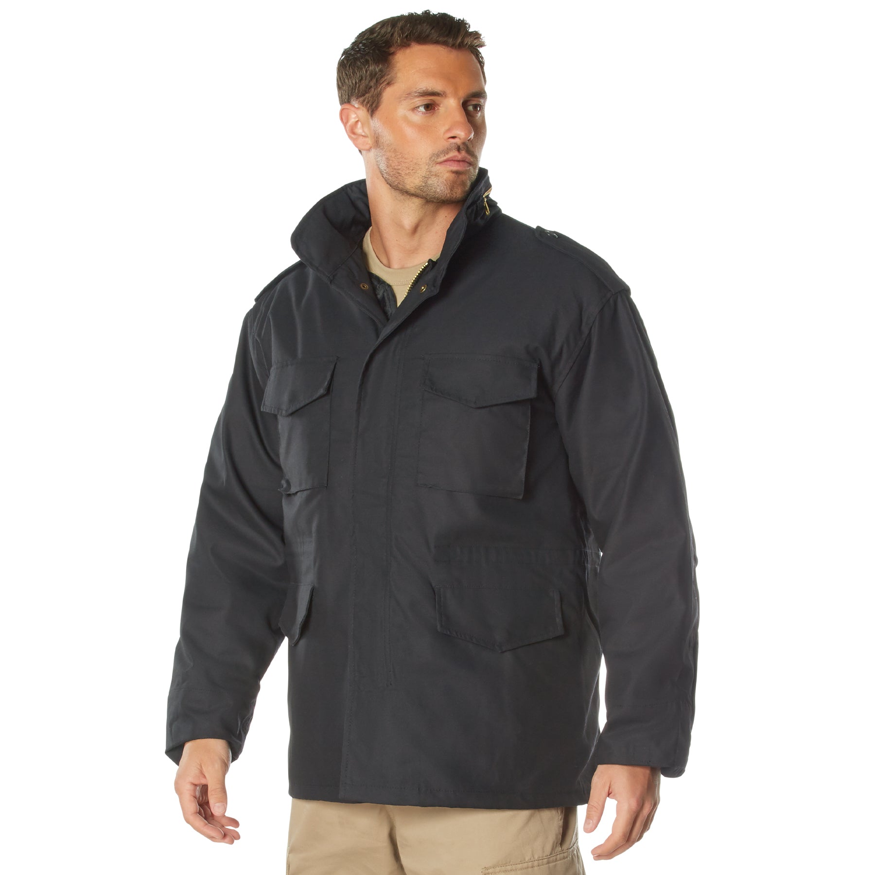 Poly/Cotton M-65 Field Jackets Black