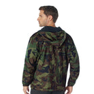 Nylon Camo Reversible Fleece-Lined Hooded Jackets