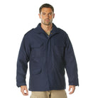 Poly/Cotton M-65 Field Jackets Navy Blue