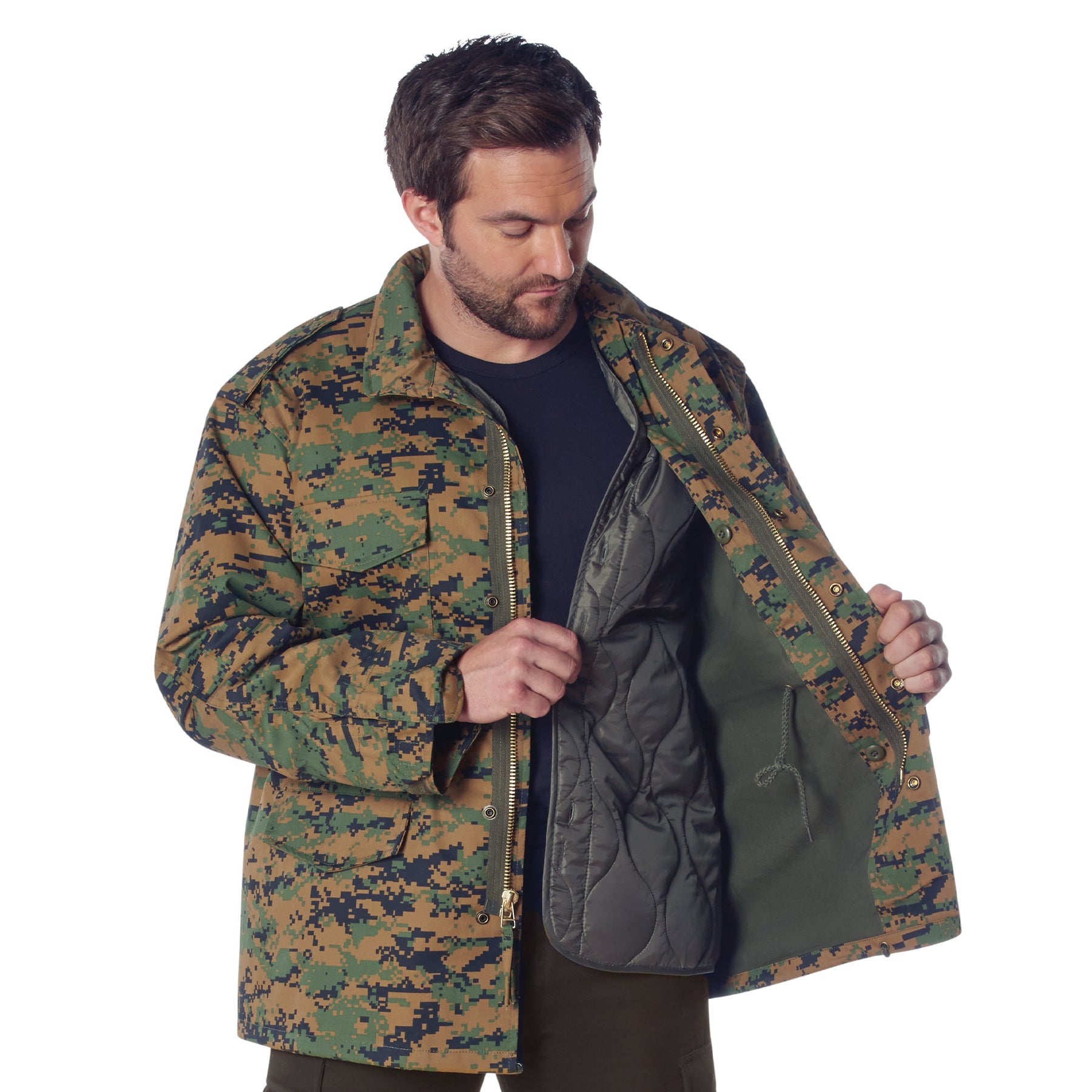 Digital Camo Poly/Cotton M-65 Field Jackets