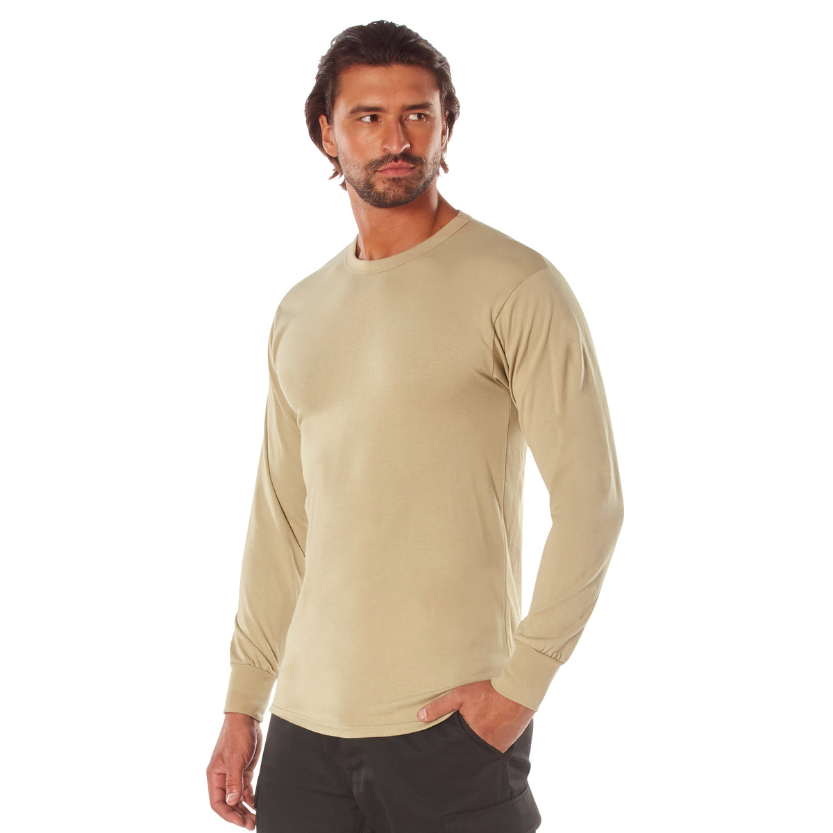 Long Sleeved Ribbed Top - Fresh Military