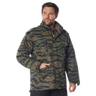 Camo Poly/Cotton M-65 Field Jackets Tiger Stripe Camo