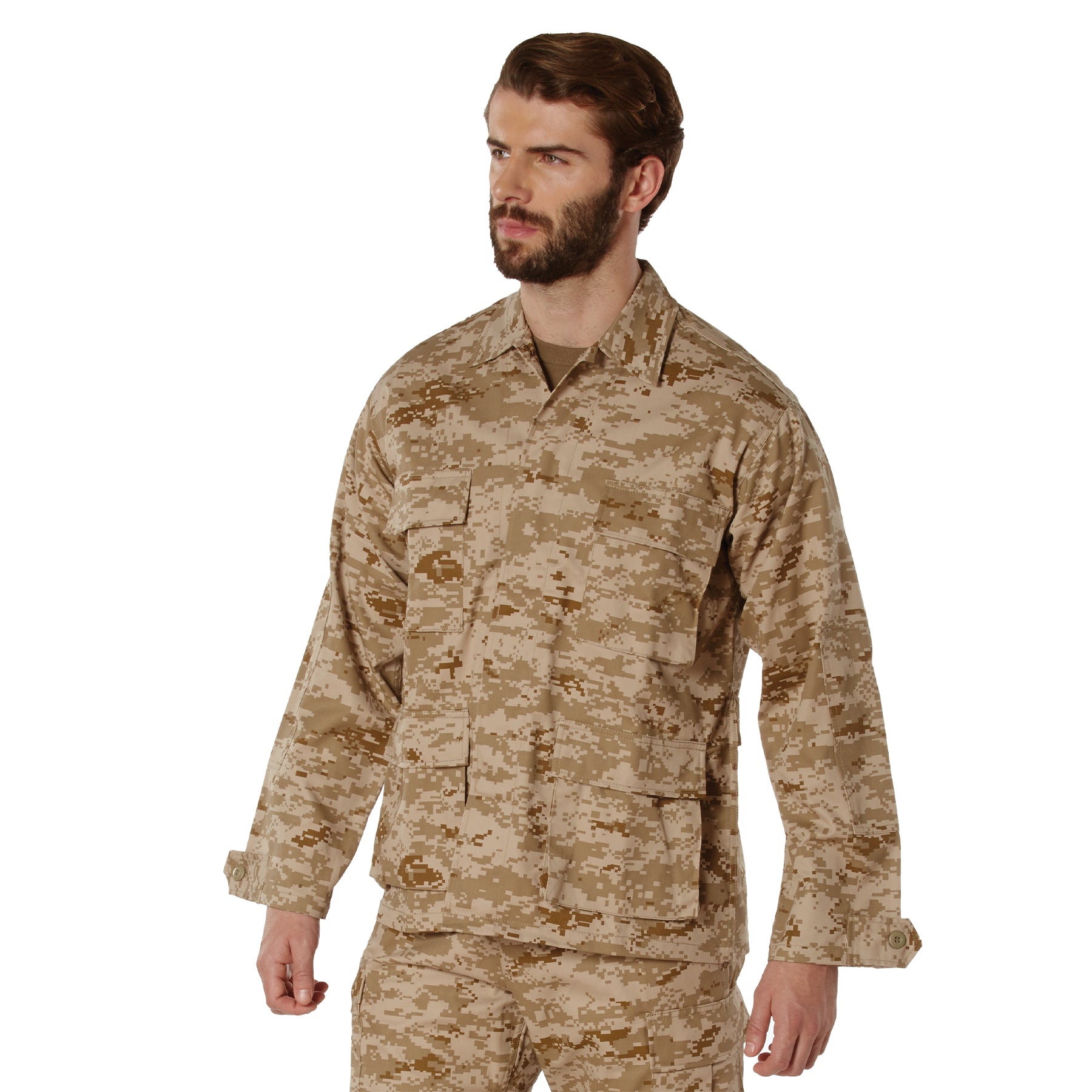 Digital Camo Poly/Cotton Tactical BDU Shirts