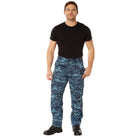 Digital Camo Poly/Cotton Tactical BDU Pants Sky Blue Digital Camo