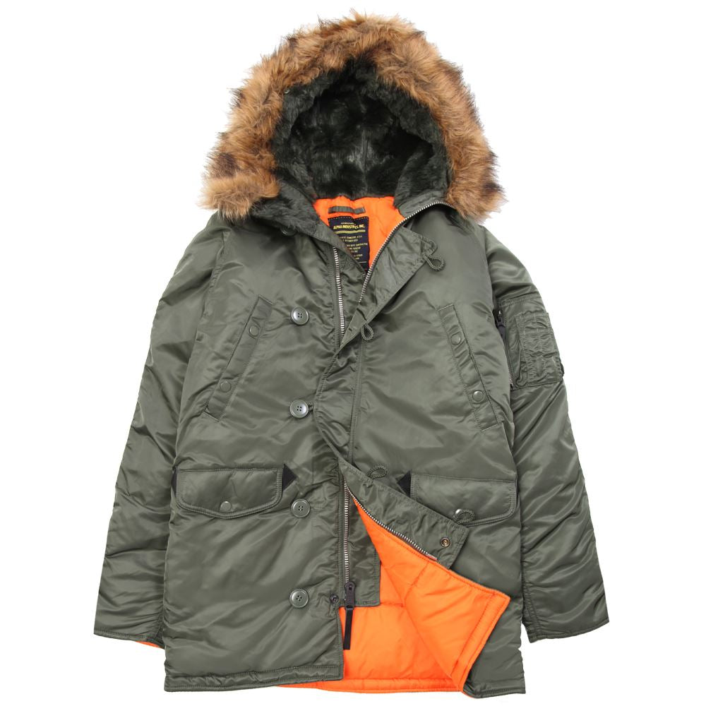 Alpha Industries Slim Fit N-3B Parka (N3B)