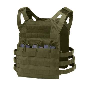 Army OD Green Lightweight Armor Plate Carrier Tac Vest