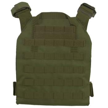 Army OD Green Low Profile Plate Carrier Tac Vest