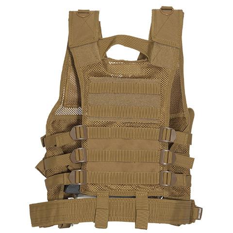 Khaki G2 Cross Draw Tactical Vest Youth (TACVESTK)