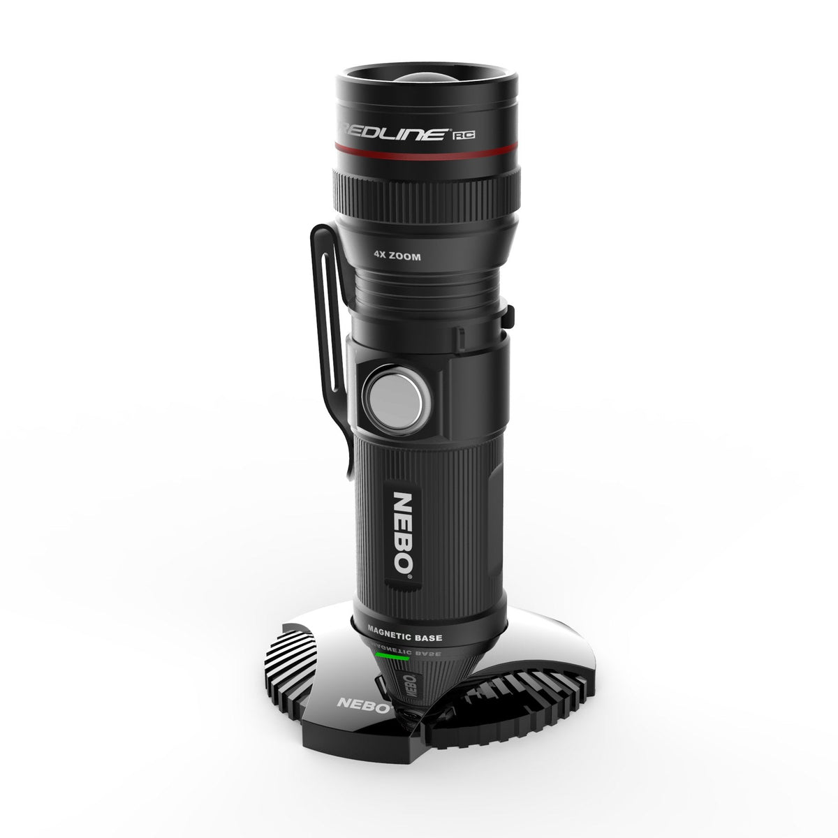 6392 nebo flashlight NEBO 320L Redline RC w. Magdock Flashlight (6392) – Iceberg Army Navy