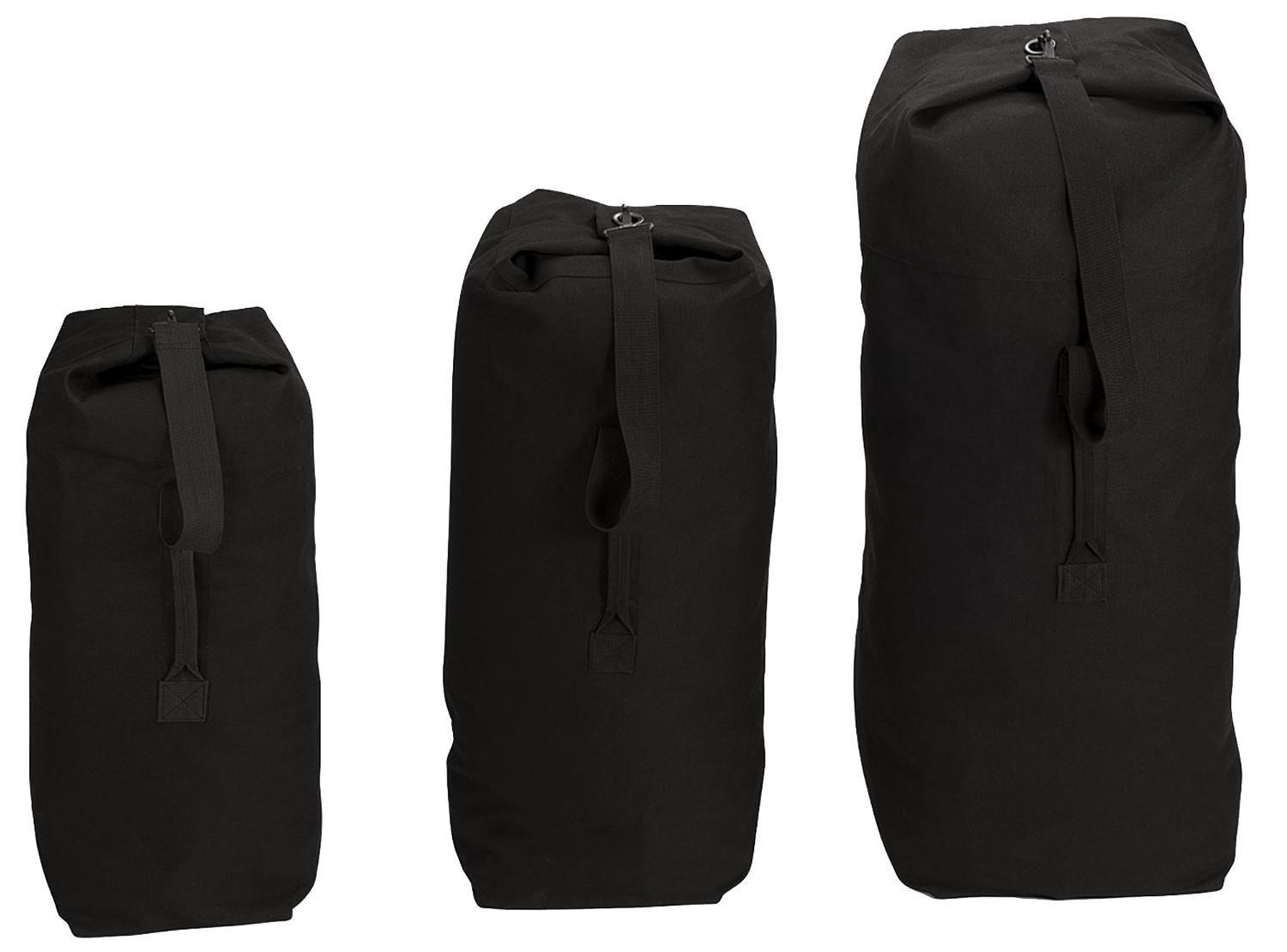 Rothco Canvas GI Duffle Bag Black (Multi)