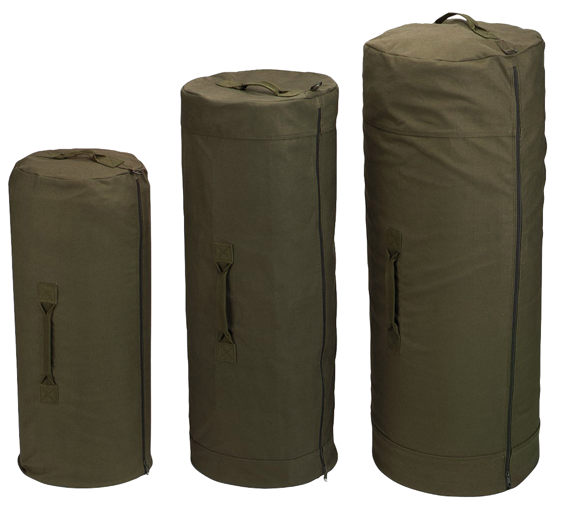 Rothco Canvas Zip Duffle Bag Olive Drab (Multi)