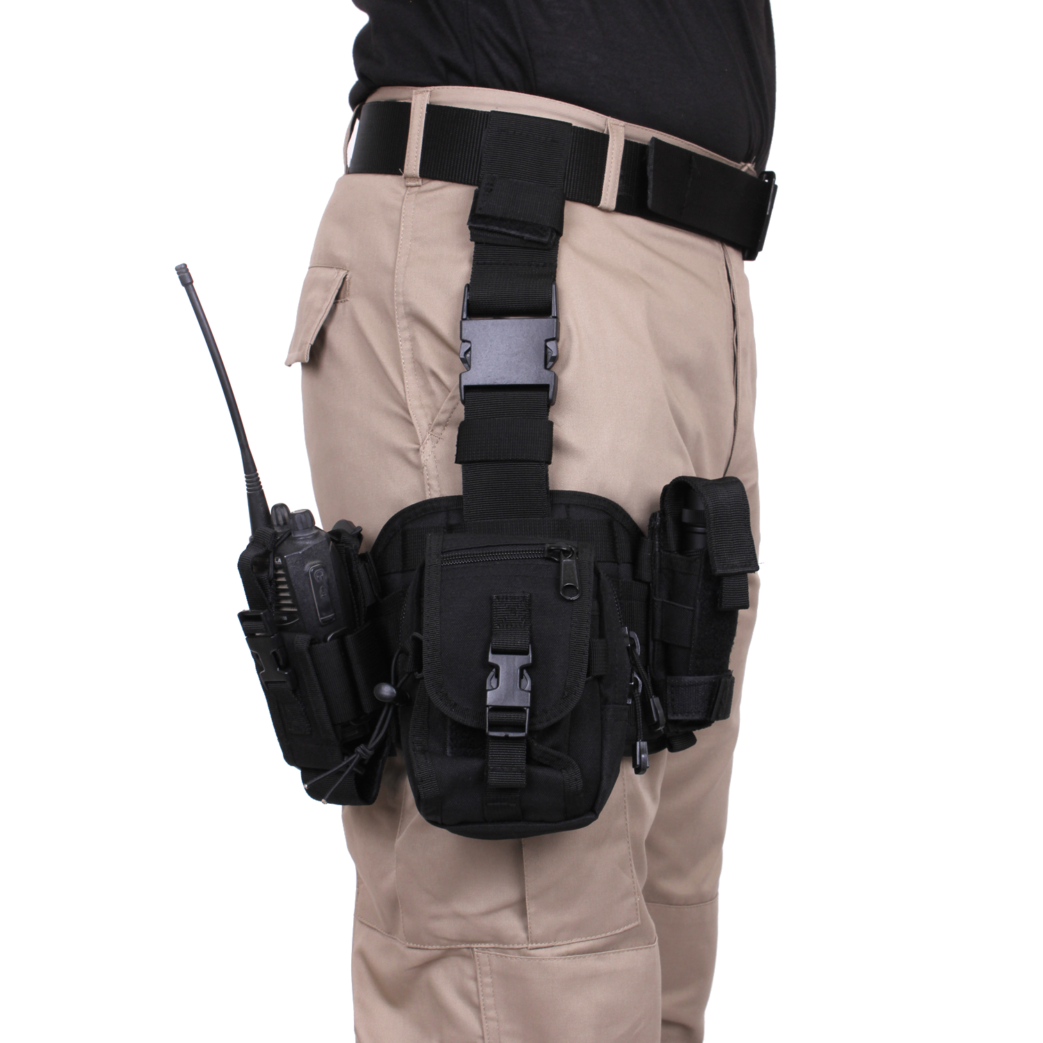 Rothco Drop Leg Utility Rig Black (DLUR)