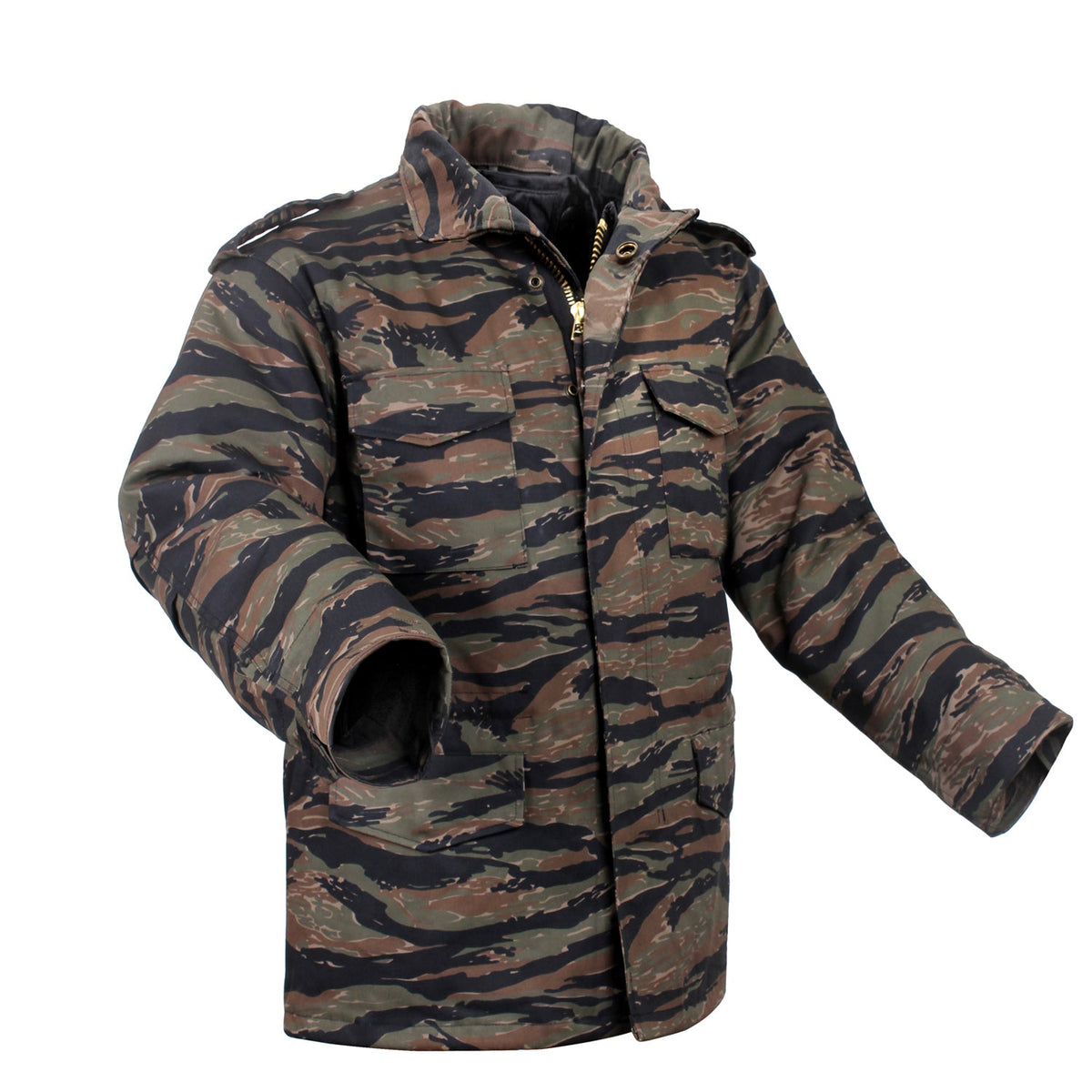 Rothco M65 Field Jacket Tiger Stripe Camo (M65R) – Iceberg Army Navy